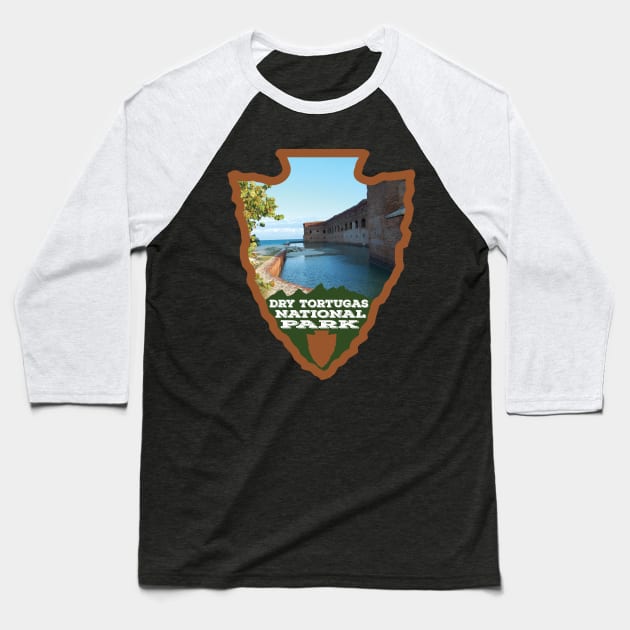 Dry Tortugas National Park arrowhead Baseball T-Shirt by nylebuss